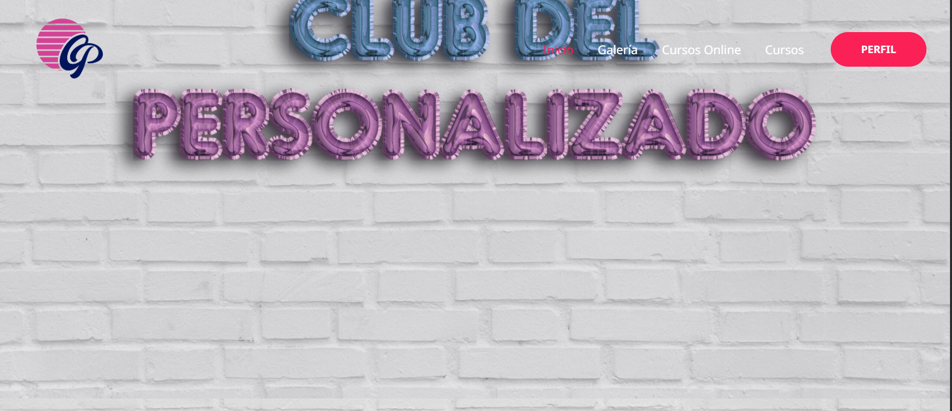 Interfaz escolar de cursos en linea