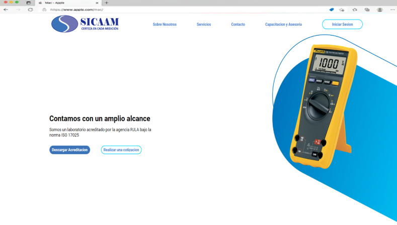 Plataforma de sitio web informativo estilo corporativo moderno
